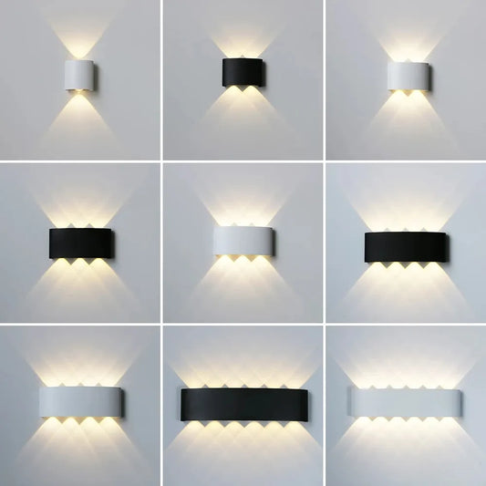 Sleek Outdoor and Indoor LED Wall Lamp - WATERPROOF