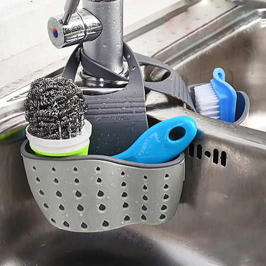 SinkSaver: Adjustable Kitchen Sink Drain Basket