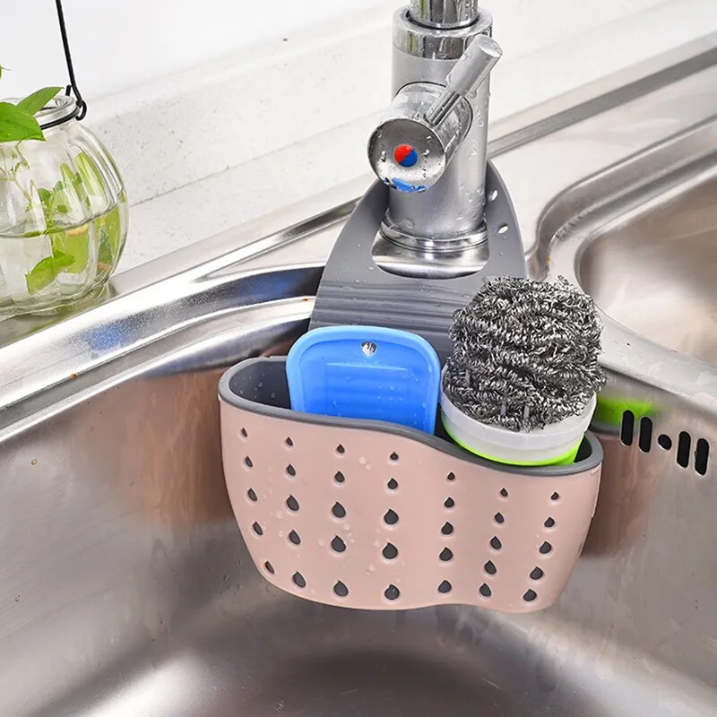 SinkSaver: Adjustable Kitchen Sink Drain Basket