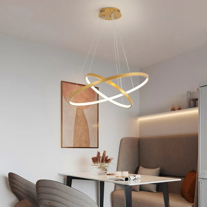 Sleek Ring LED Chandelier