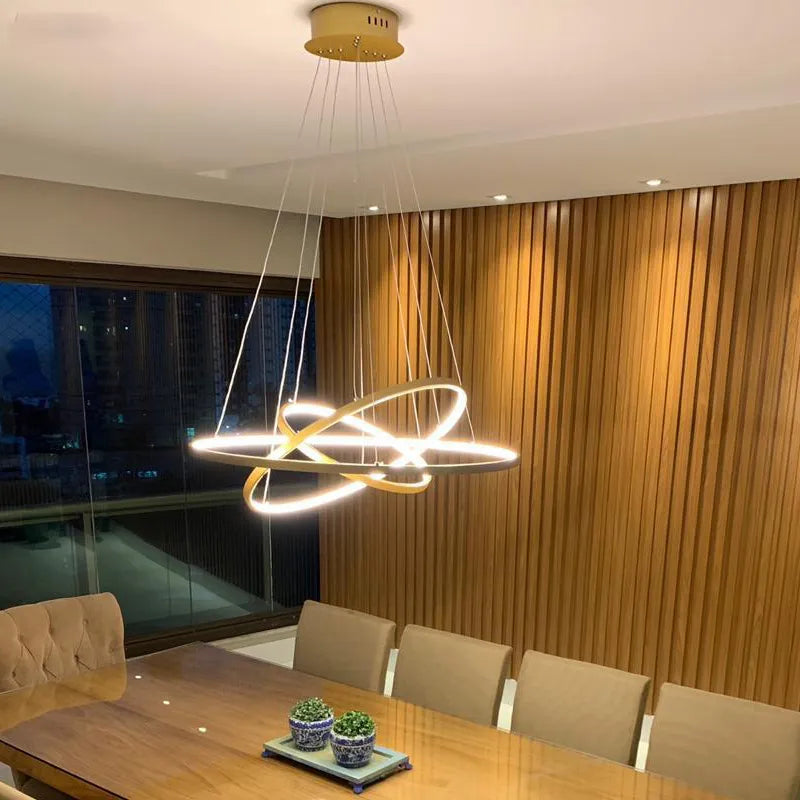 Sleek Ring LED Chandelier