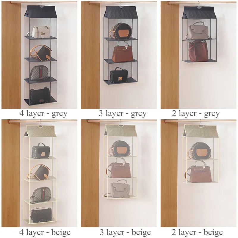 LuluHut: Handbag Hanging Wardrobe Organizer