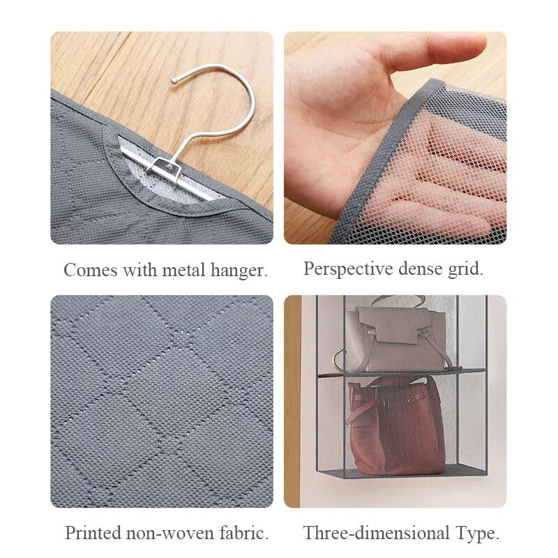 LuluHut: Handbag Hanging Wardrobe Organizer