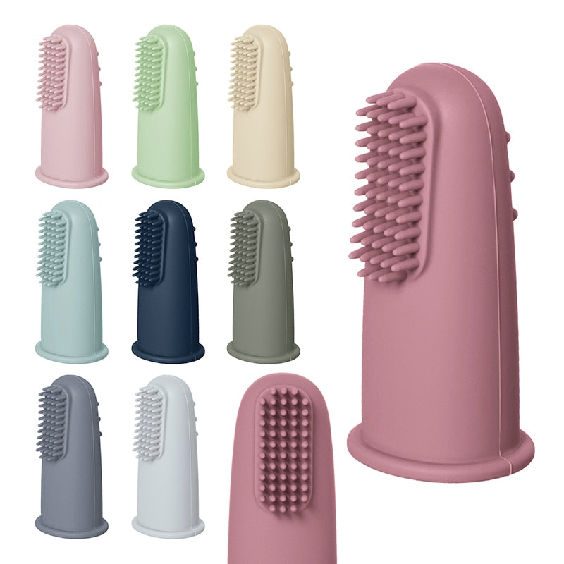 360° Soft Finger Baby Toothbrush Set