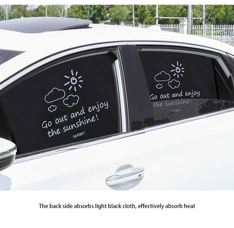 Cartoon Magnetic Car Window Sunshade: Kid-Friendly UV Protection