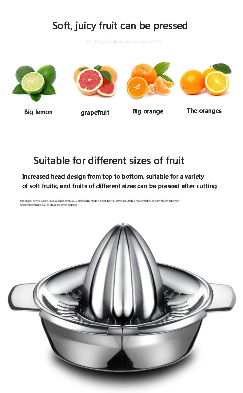 Portable Stainless Steel Fruit Juicer