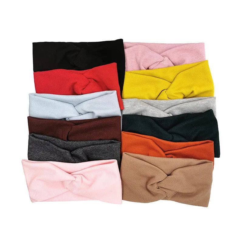 SummerTwist: Solid Color Baby Headband