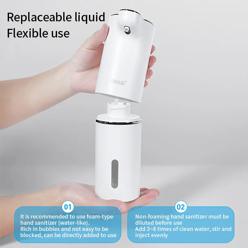 CleanWave: Smart Bathroom Foam Soap Dispenser