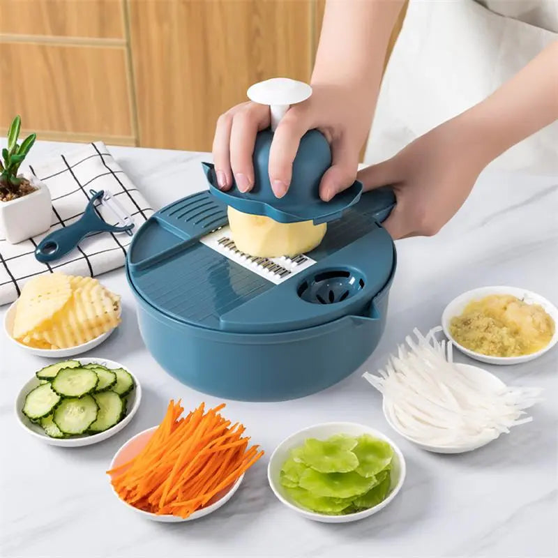 VeggieSlice: Multifunctional Kitchen Salad Utensil