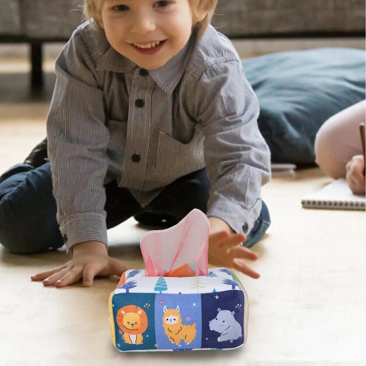 Magic Tissue Box: Montessori Sensory Learning Toy