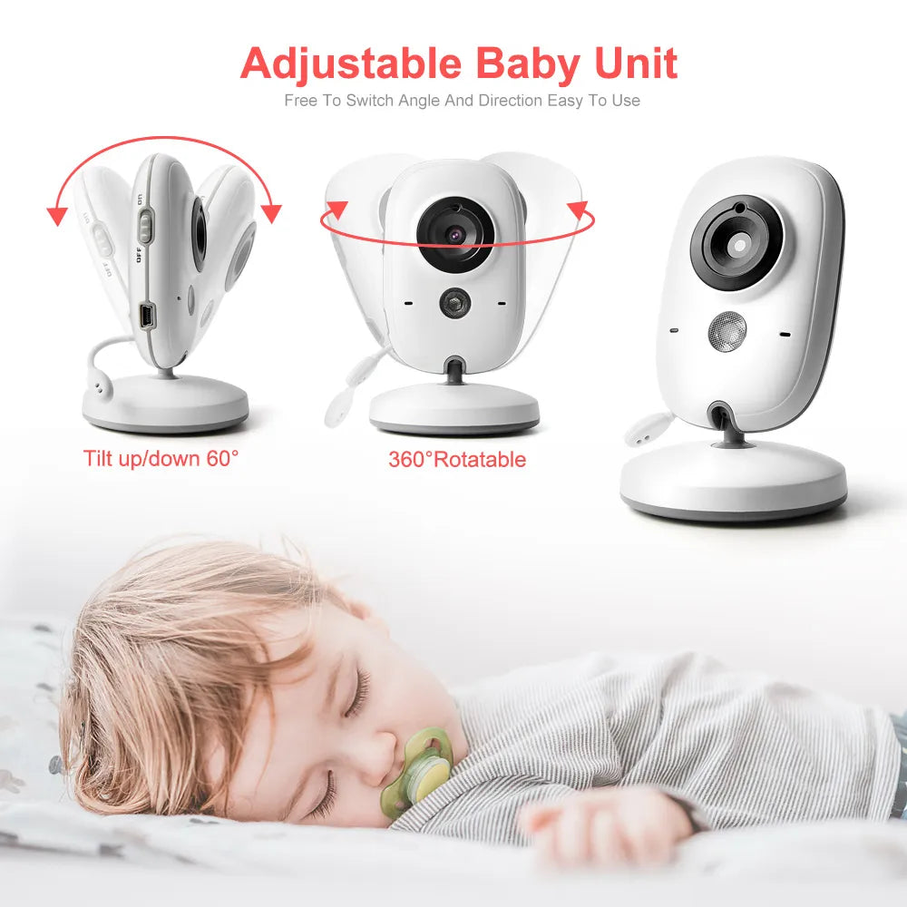 ClearView Baby Monitor: 2.4G Wireless Video Monitoring