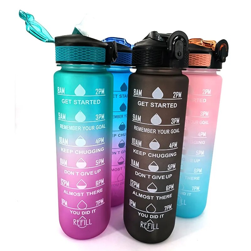 AquaMotive 1-Liter Fitness Hydration Bottle