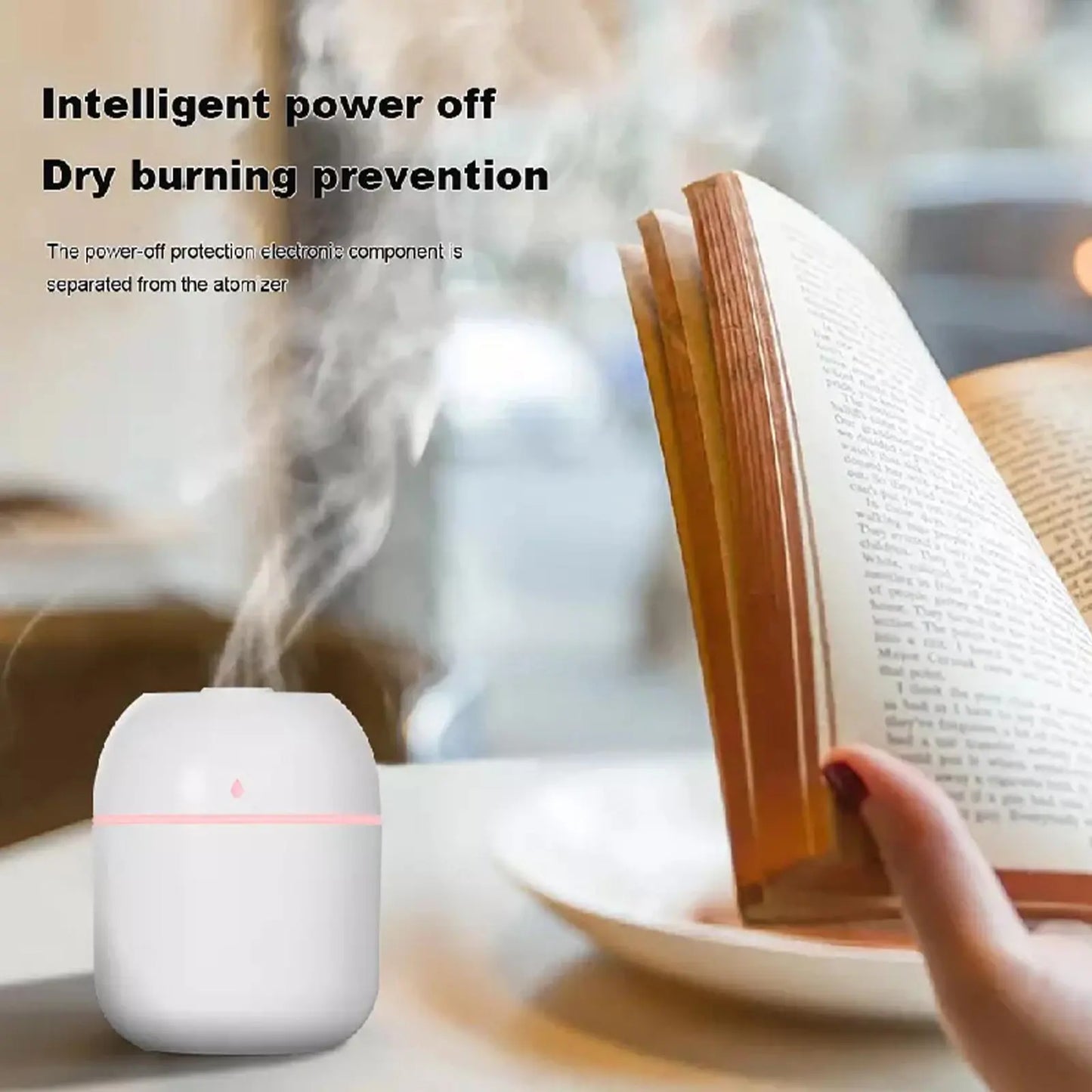 AromaWave: Portable USB Aroma Diffuser Humidifier