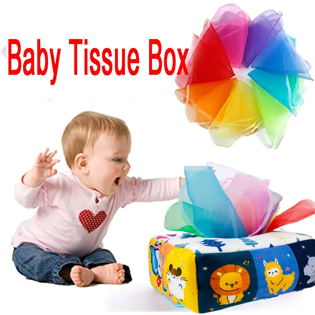 Magic Tissue Box: Montessori Sensory Learning Toy