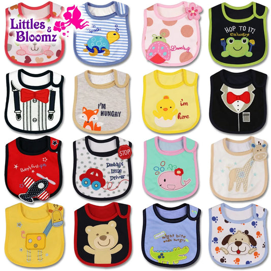 Little and Blooms -  Waterproof Baby Feeding Bibs