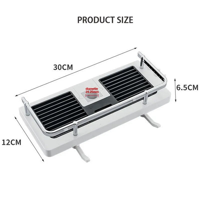 BathPole Organizer: No-Drill Bathroom Shower Shelf