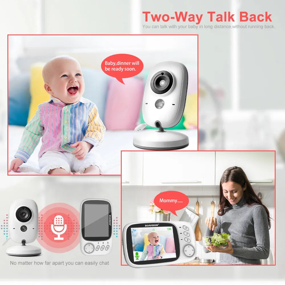 ClearView Baby Monitor: 2.4G Wireless Video Monitoring