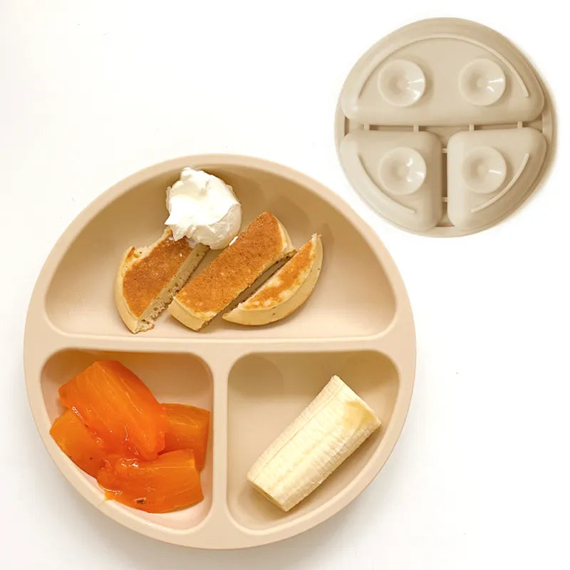 SuctionMate: Silicone Baby Dining Plate