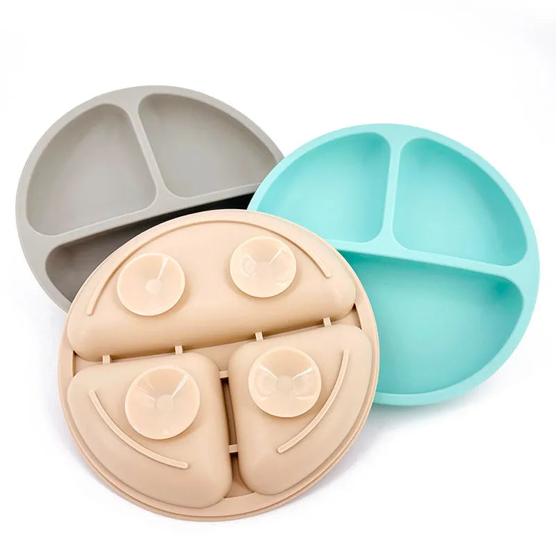 SuctionMate: Silicone Baby Dining Plate