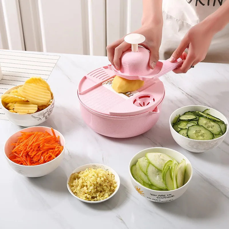 VeggieSlice: Multifunctional Kitchen Salad Utensil
