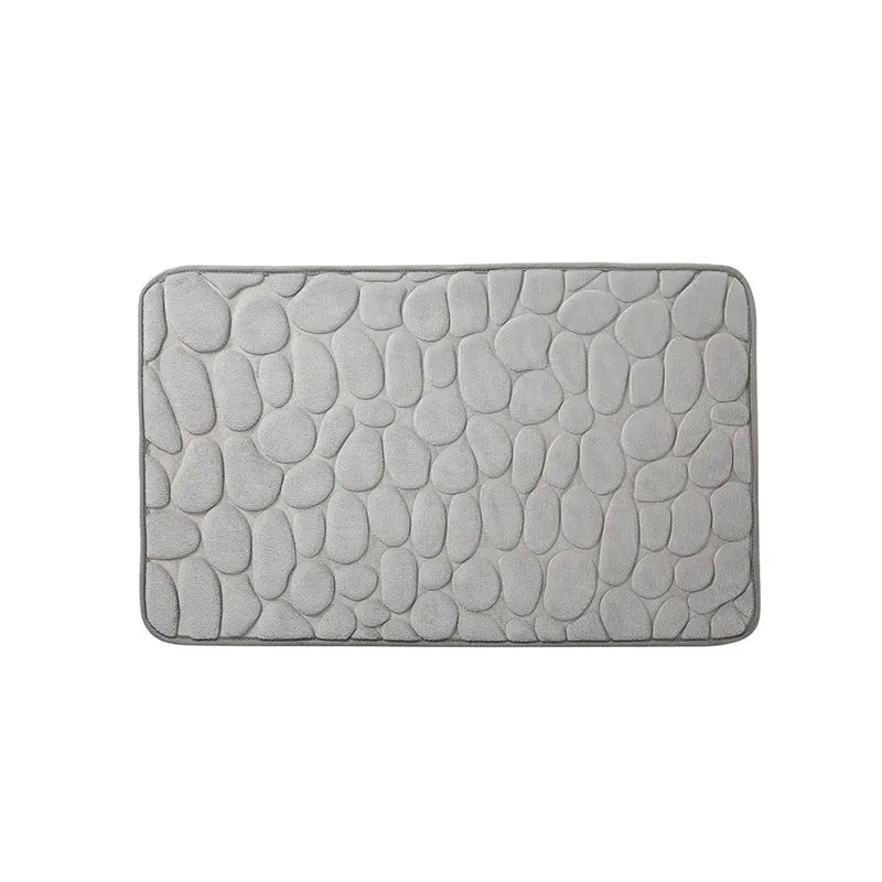 Embossed Memory Foam Bath Mat - Non-Slip